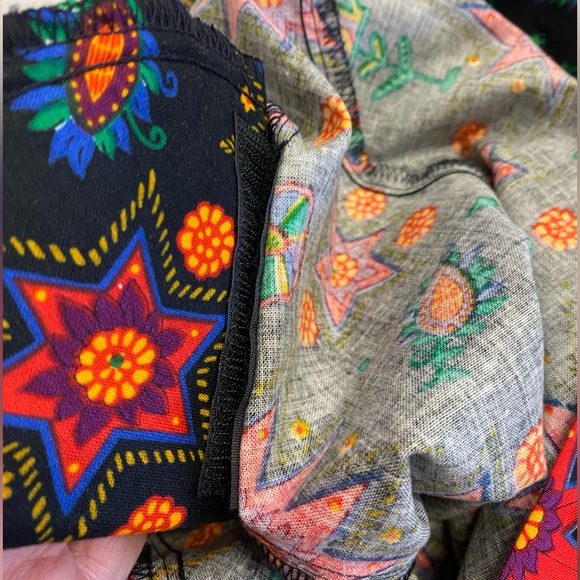 Rocky Mountain Clothing Button Down Shirt Black Red Star Print XS - Picture 9 of 10